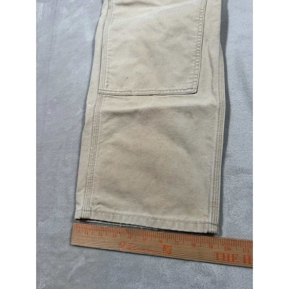 Vintage Carhartt B01 BRN Double Knee Pants Size 32x29 Fade Distress MADE IN USA